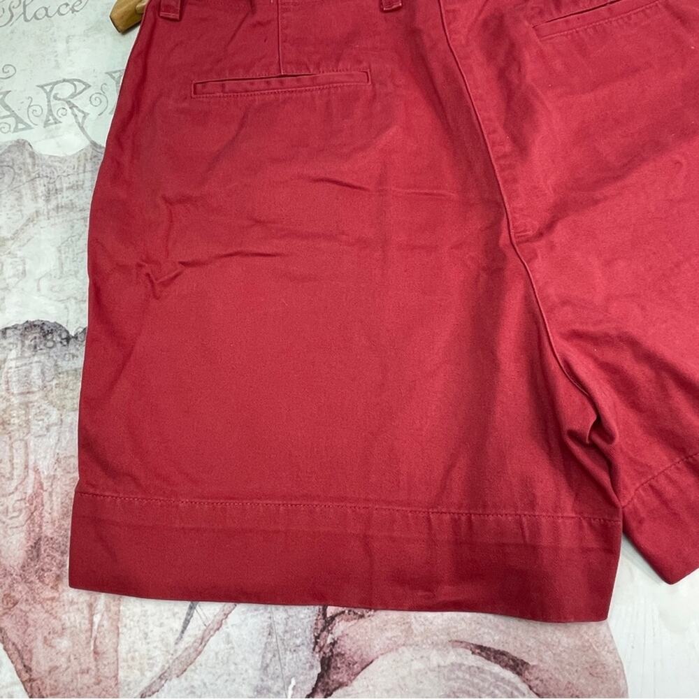 Lauren Ralph Lauren Dark Rose Flat Front Shorts Size 8 - Picture 9 of 13